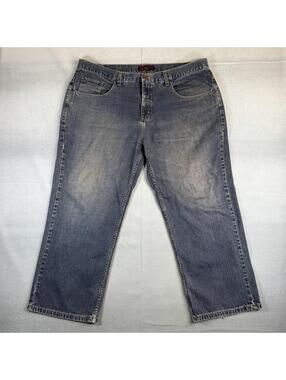 Vintage Anchor Blue Loose Jeans Mens 40x30 Blue Baggy Denim Skater Y2K 90s